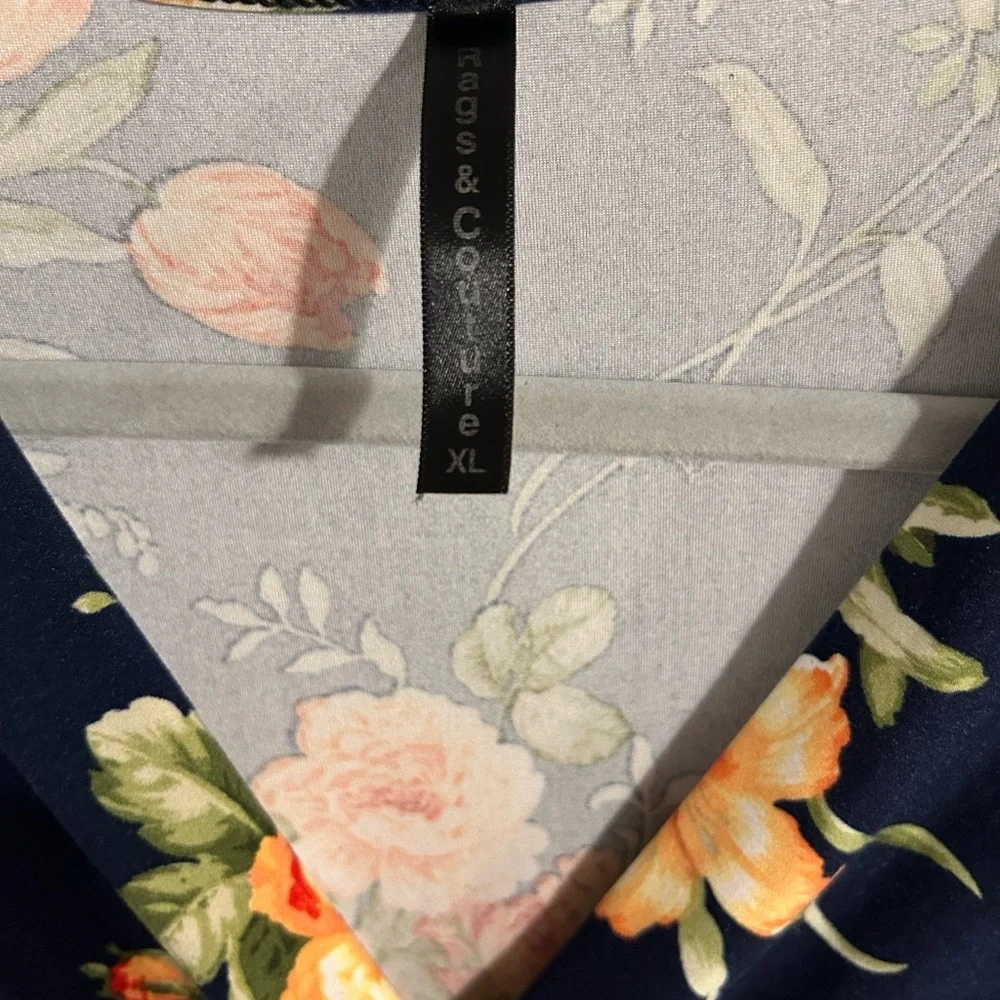 Vintage Floral Maxi Dress Size XL - Picture 5 of 6